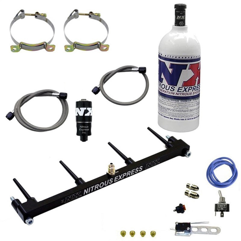 Nitrous Express Billet Spray Bar Nitrous Kit for ZX-14 w/1lb Bottle Nitrous Express Billet Spray Bar Nitrous Kit for ZX-14 w/1lb Bottle