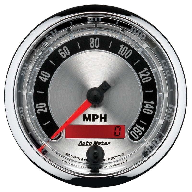 AutoMeter Gauge Speedometer 3-3/8in. 160MPH Elec. Programmable American Muscle AutoMeter Gauge Speedometer 3-3/8in. 160MPH Elec. Programmable American Muscle