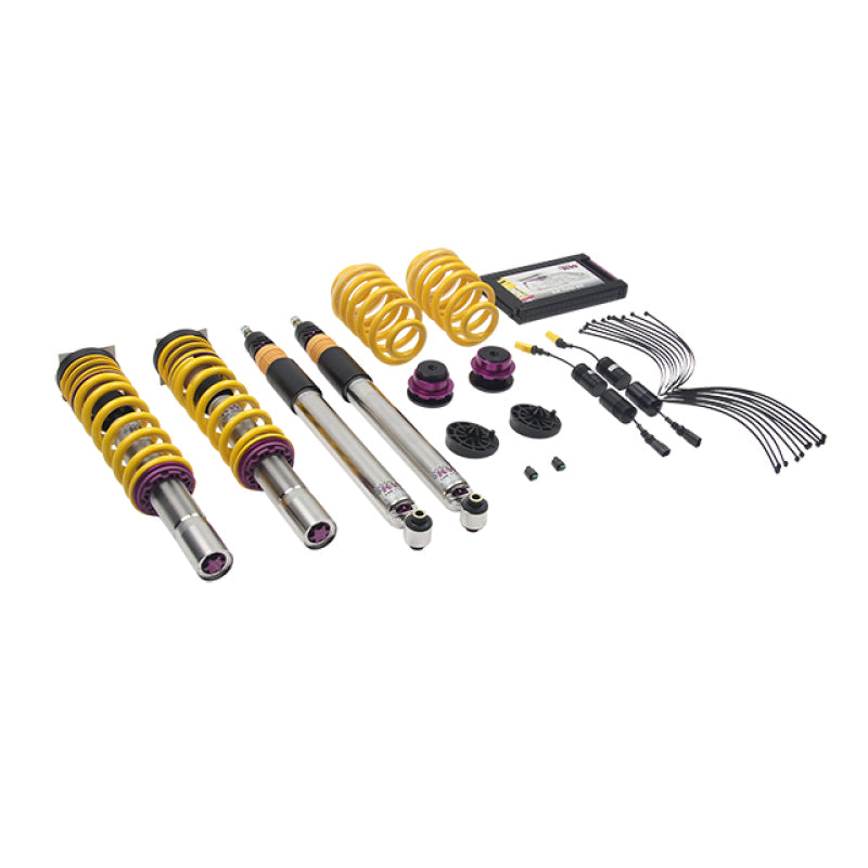 KW Coilover Kit V3 2017+ Audi A4 (B9) Sedan 2wd w/ Electronic Dampers KW Coilover Kit V3 2017+ Audi A4 (B9) Sedan 2wd w/ Electronic Dampers