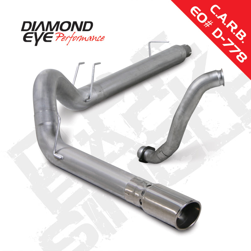 Diamond Eye KIT 5in DPF-BACK w/ DP SGL AL 08-10 Ford 6.4L Powerstroke F250/F350 Diamond Eye KIT 5in DPF-BACK w/ DP SGL AL 08-10 Ford 6.4L Powerstroke F250/F350