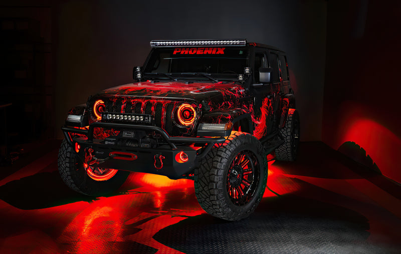 Oracle LED Illuminated Wheel Rings - Double LED - Red SEE WARRANTY Oracle LED Illuminated Wheel Rings - Double LED - Red SEE WARRANTY