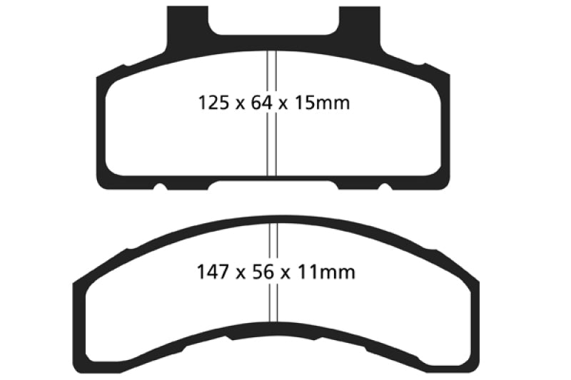 EBC 93-96 Buick Century 2.2 Greenstuff Front Brake Pads EBC 93-96 Buick Century 2.2 Greenstuff Front Brake Pads