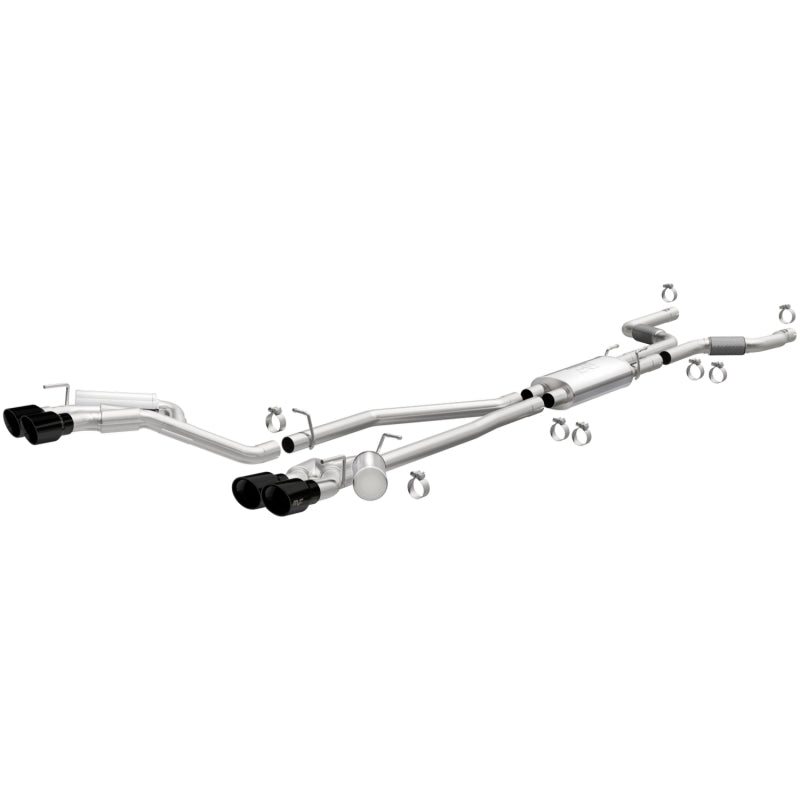 MagnaFlow 20-21 Ford Explorer 3.0L V6 Dual Exit Quad Black Chrome Tip Street Series Cat-Back Exhaust MagnaFlow 20-21 Ford Explorer 3.0L V6 Dual Exit Quad Black Chrome Tip Street Series Cat-Back Exhaust