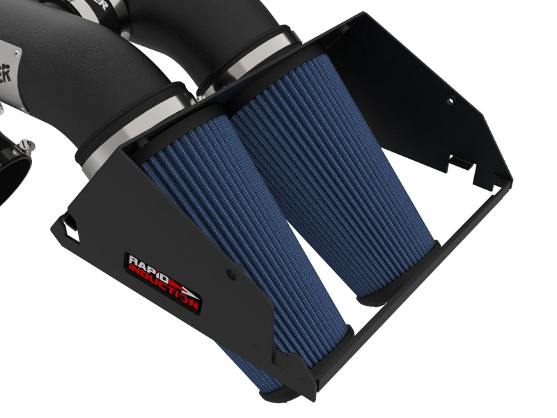 aFe Rapid Induction Pro 5R Cold Air Intake System 21-22 Ford F-150 Raptor V6-3.5L (tt) aFe Rapid Induction Pro 5R Cold Air Intake System 21-22 Ford F-150 Raptor V6-3.5L (tt)