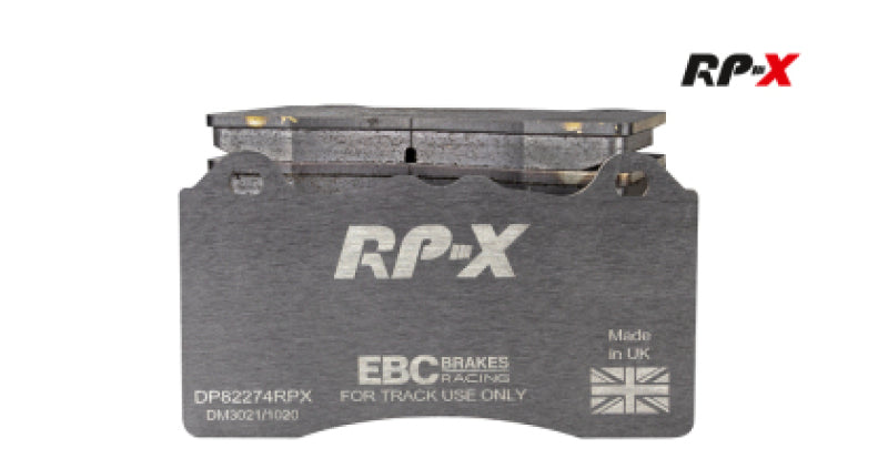EBC Racing 16-21 Audi RS3 LMS (Race Car) 2.0 Turbo RP-X Race Front Brake Pads EBC Racing 16-21 Audi RS3 LMS (Race Car) 2.0 Turbo RP-X Race Front Brake Pads