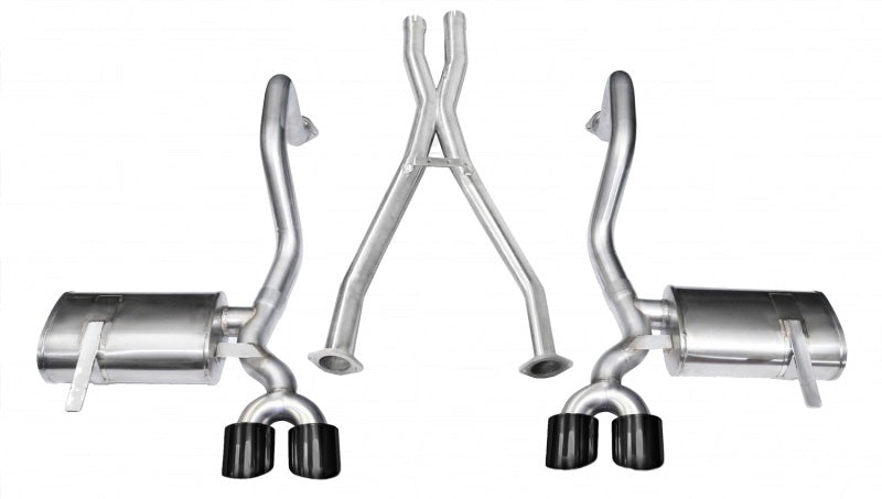 Corsa 1997-2004 Chevrolet Corvette C5 Z06 5.7L V8 Black Xtreme Cat-Back + XO Exhaust Corsa 1997-2004 Chevrolet Corvette C5 Z06 5.7L V8 Black Xtreme Cat-Back + XO Exhaust