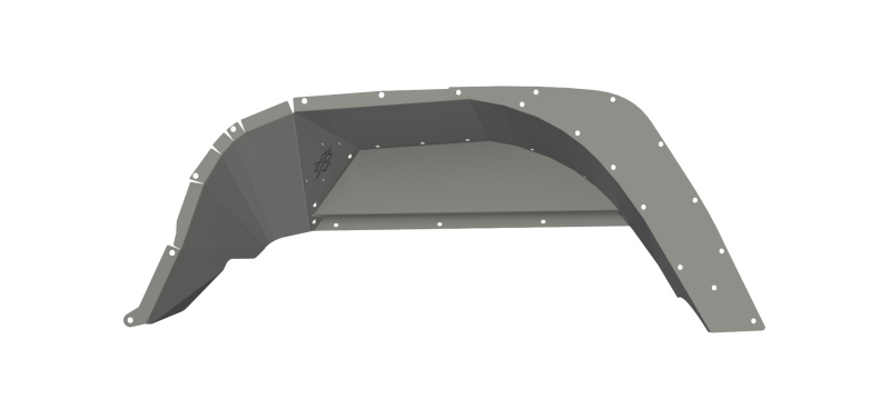 Road Armor 2020 Jeep Gladiator JT Stealth Rear Fender Liner Body Armor - Raw Road Armor 2020 Jeep Gladiator JT Stealth Rear Fender Liner Body Armor - Raw