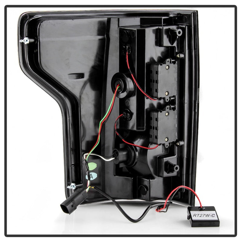 Spyder 18-19 Ford F-150 (w/o Blind Spot Sensor) LED Tail Lights - Blk Smk (ALT-YD-FF15018-LED-BSM) Spyder 18-19 Ford F-150 (w/o Blind Spot Sensor) LED Tail Lights - Blk Smk (ALT-YD-FF15018-LED-BSM)