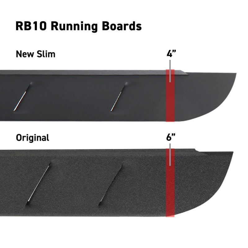 Go Rhino RB10 Slim Running Boards - Universal 87in. - Tex. Blk Go Rhino RB10 Slim Running Boards - Universal 87in. - Tex. Blk