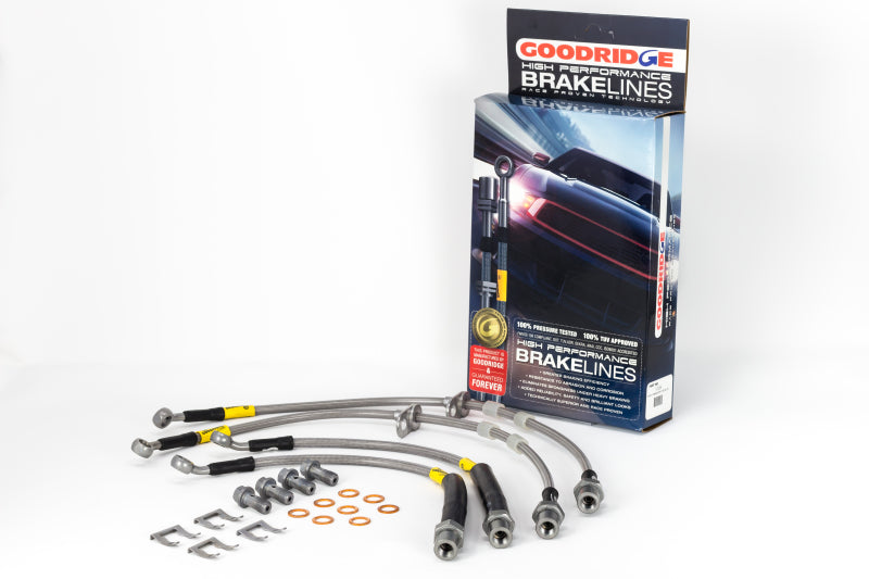 Goodridge 16-20 Chevrolet Camaro ZL1/SS (Models w/Brembo Calipers / Excl 1LE Pkg) SS Brake Line Kit Goodridge 16-20 Chevrolet Camaro ZL1/SS (Models w/Brembo Calipers / Excl 1LE Pkg) SS Brake Line Kit