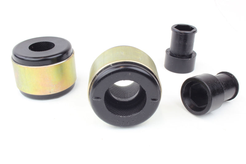 Whiteline Plus 10/01-05 BMW 3 Series E46 Front Control Arm - Lower Inner Rear Bushing Kit (66.mm OD) Whiteline Plus 10/01-05 BMW 3 Series E46 Front Control Arm - Lower Inner Rear Bushing Kit (66.mm OD)