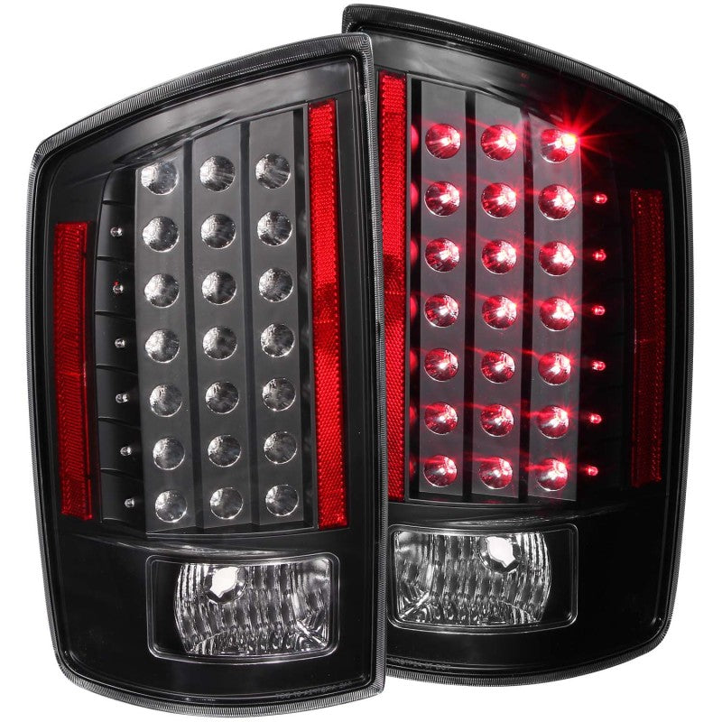ANZO 2006-2008 Dodge Ram 1500 LED Taillights Black ANZO 2006-2008 Dodge Ram 1500 LED Taillights Black