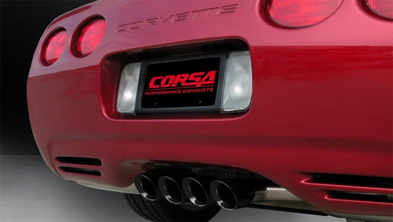 Corsa 1997-2004 Chevrolet Corvette C5 Z06 5.7L V8 Black Sport Axle-Back Exhaust Corsa 1997-2004 Chevrolet Corvette C5 Z06 5.7L V8 Black Sport Axle-Back Exhaust