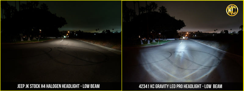 KC HiLiTES 07-18 Jeep JK (Not for Rubicon/Sahara) 7in. Gravity LED Pro DOT Headlight (Pair Pack Sys) KC HiLiTES 07-18 Jeep JK (Not for Rubicon/Sahara) 7in. Gravity LED Pro DOT Headlight (Pair Pack Sys)