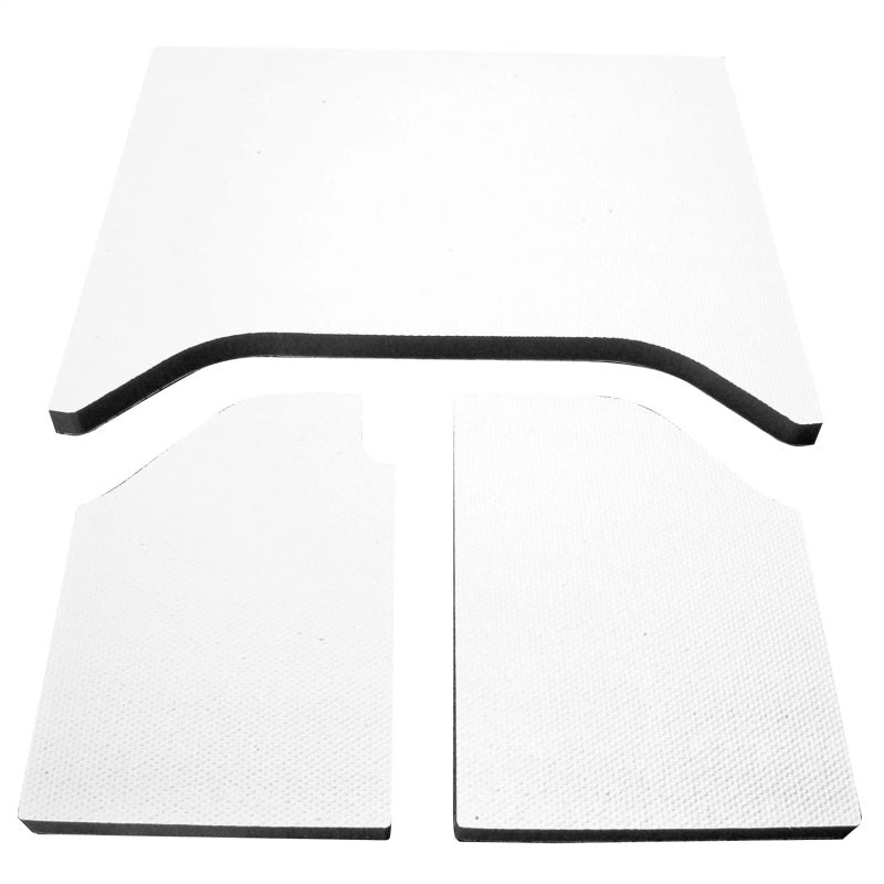DEI 07-10 Jeep Wrangler JK 2-Door Boom Mat Headliner - 3 Piece - White DEI 07-10 Jeep Wrangler JK 2-Door Boom Mat Headliner - 3 Piece - White