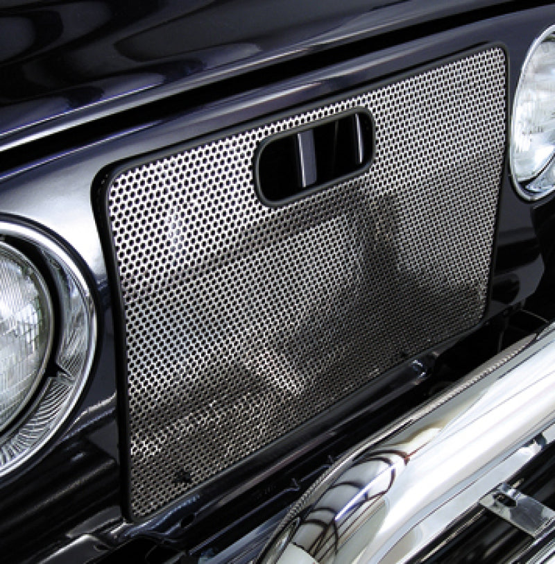 Rugged Ridge 97-06 Jeep Wrangler Stainless Steel Radiator Bug Shield Rugged Ridge 97-06 Jeep Wrangler Stainless Steel Radiator Bug Shield