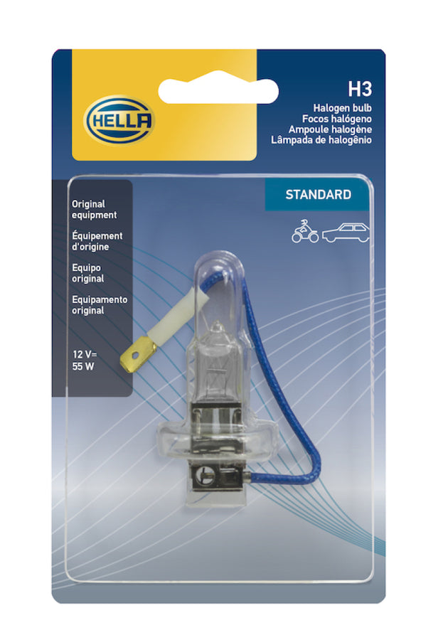 Hella Bulb H3 12V 55W Pk22S T325 Sb Hella Bulb H3 12V 55W Pk22S T325 Sb