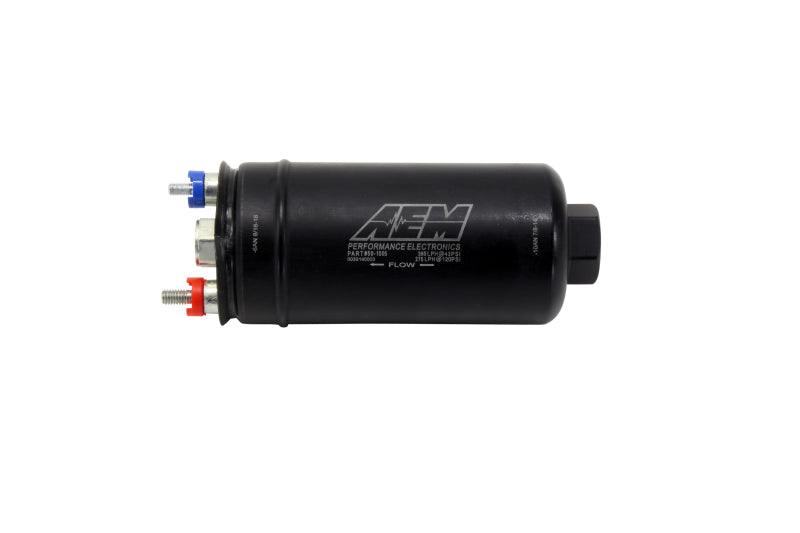 AEM 380LPH High Pressure Fuel Pump -6AN Female Out, -10AN Female In AEM 380LPH High Pressure Fuel Pump -6AN Female Out, -10AN Female In