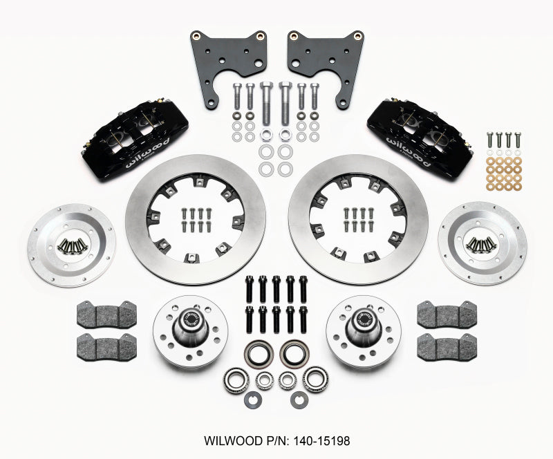 Wilwood Dynapro 6 Front Hub Kit 12.19in 65-72 CDP C Body -Drum Wilwood Dynapro 6 Front Hub Kit 12.19in 65-72 CDP C Body -Drum