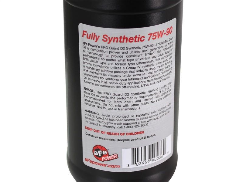 aFe Power Differential Cover Machined Pro Series 97-15 Jeep Dana 44 w/ 75W-90 Gear Oil 2 QT aFe Power Differential Cover Machined Pro Series 97-15 Jeep Dana 44 w/ 75W-90 Gear Oil 2 QT