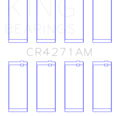 King Engine Bearings 1/95-12/09 Chrysler/ 1/02-12/06 Jeep 148CI 2.4L L4 (Size STD) Rod Bearing Set