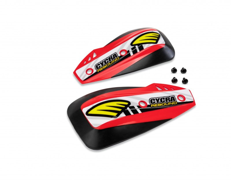 Cycra Rebound DX Handshields - Red Cycra Rebound DX Handshields - Red