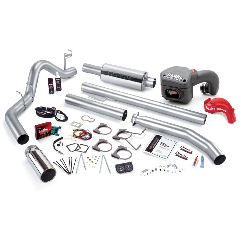 Banks Power 02 Dodge 5.9L 235Hp Ext Cab PowerPack System - SS Single Exhaust w/ Chrome Tip Banks Power 02 Dodge 5.9L 235Hp Ext Cab PowerPack System - SS Single Exhaust w/ Chrome Tip