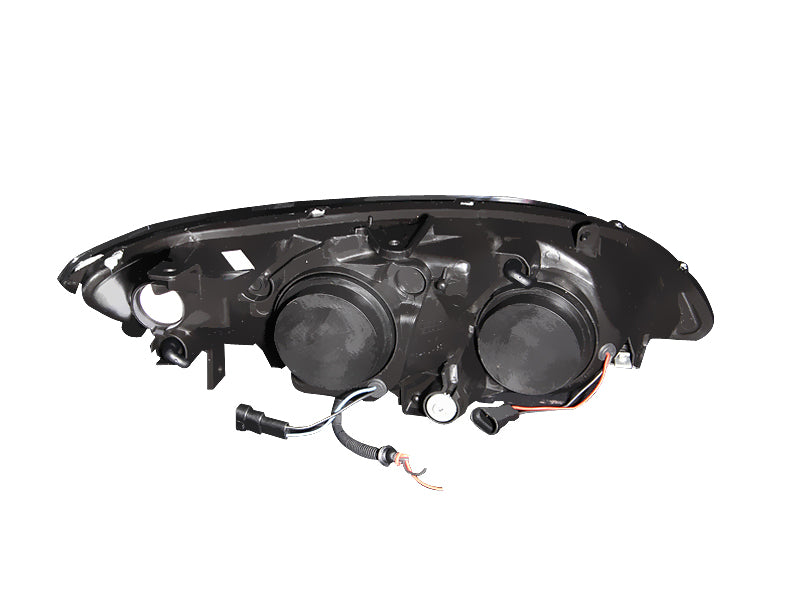 ANZO 2004-2005 Honda Civic Projector Headlights w/ Halo Black ANZO 2004-2005 Honda Civic Projector Headlights w/ Halo Black