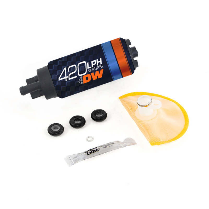 Deatschwerks DW420 Series 420lph In-Tank Fuel Pump w/ Install Kit For G35 03-08 350Z 03-08 Deatschwerks DW420 Series 420lph In-Tank Fuel Pump w/ Install Kit For G35 03-08 350Z 03-08