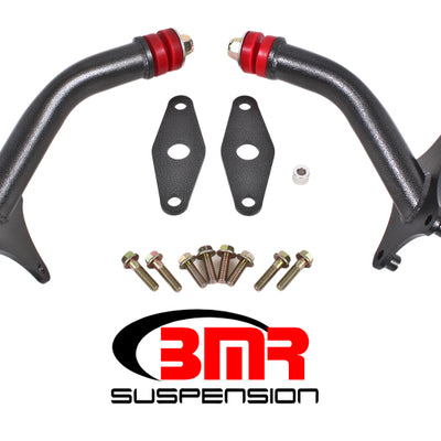 BMR 16-17 6th Gen Camaro Motor Mount Kit w/ Integrated Stands (Polyurethane) - Black Hammertone