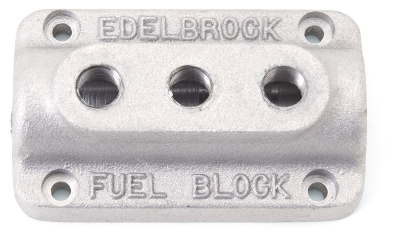 Edelbrock Fuel Block Triple As Cast Edelbrock Fuel Block Triple As Cast