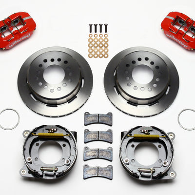 Wilwood Dynapro Low-Profile 11.00in P-Brake Kit - Red 93-97 Camaro/Firebird 2.75in Offset
