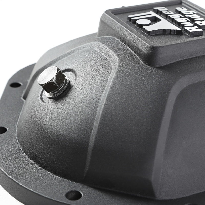 Rugged Ridge Boulder Aluminum Differential Cover Dana 44 Black Rugged Ridge Boulder Aluminum Differential Cover Dana 44 Black