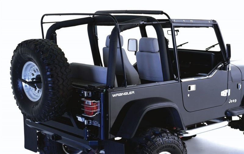 Rampage 1987-1995 Jeep Wrangler(YJ) Soft Top Hardware - Black Rampage 1987-1995 Jeep Wrangler(YJ) Soft Top Hardware - Black