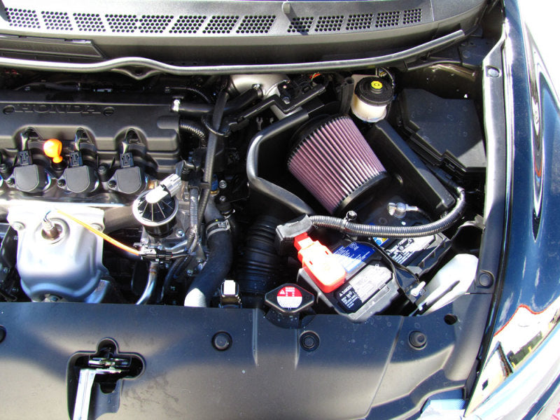 K&N 06-09 Civic 1.8L Silver Typhoon Short Ram Intake K&N 06-09 Civic 1.8L Silver Typhoon Short Ram Intake