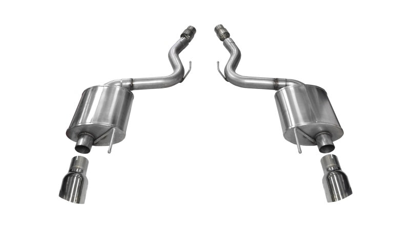 Corsa 2015-2017 Ford Mustang GT 5.0 3in Axle Back Exhaust Polish Dual Tips (Touring) Corsa 2015-2017 Ford Mustang GT 5.0 3in Axle Back Exhaust Polish Dual Tips (Touring)