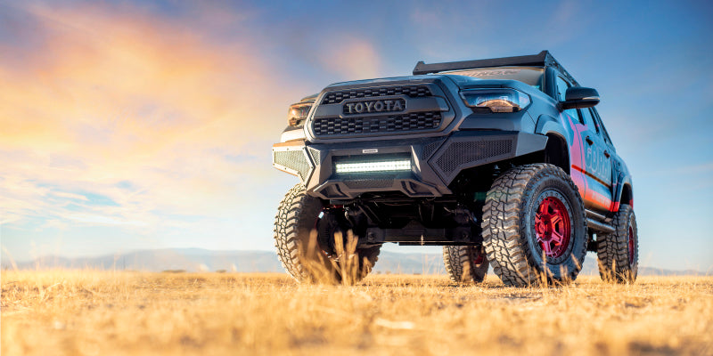 Go Rhino 16-21 Toyota Tacoma Element Front Bumper with Fixed Light Bar Mount Textured Black Go Rhino 16-21 Toyota Tacoma Element Front Bumper with Fixed Light Bar Mount Textured Black