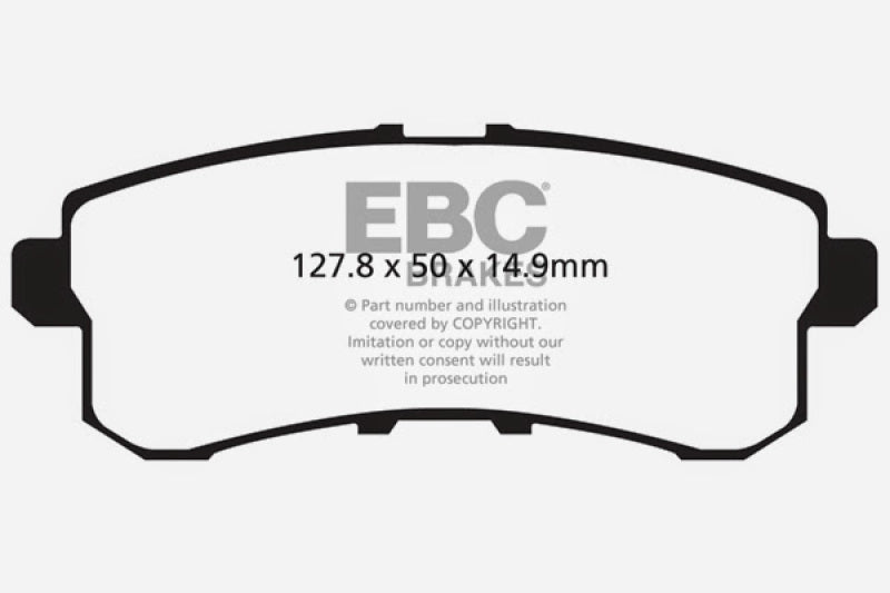 EBC 11-13 Infiniti QX56 5.6 Greenstuff Rear Brake Pads EBC 11-13 Infiniti QX56 5.6 Greenstuff Rear Brake Pads