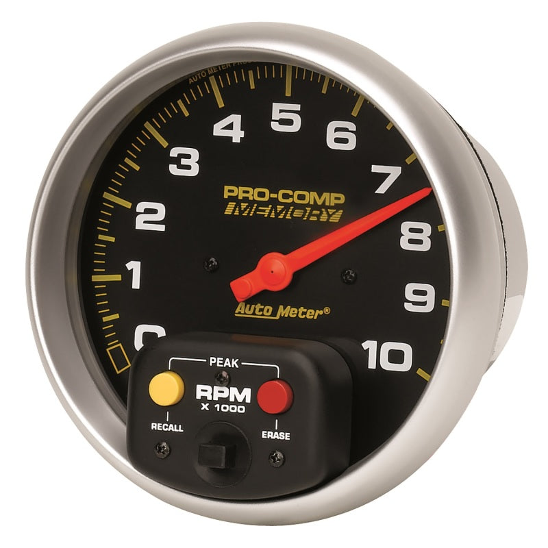 Autometer Pro-Comp 5 inch 10K RPM with Peak Memory  In-Dash Tachometer Autometer Pro-Comp 5 inch 10K RPM with Peak Memory  In-Dash Tachometer