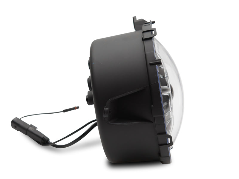 Raxiom 18-22 Jeep Wrangler JL/ JT 9-Inch LED Headlights w/ DRL and Halo- Black Housing (Clear Lens) Raxiom 18-22 Jeep Wrangler JL/ JT 9-Inch LED Headlights w/ DRL and Halo- Black Housing (Clear Lens)