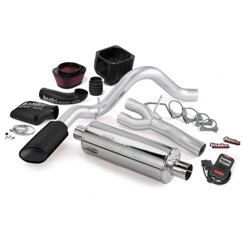 Banks Power 10 Chevy 5.3L CCSB FFV Stinger System - SS Single Side-Exit Exhaust w/ Black Tip Banks Power 10 Chevy 5.3L CCSB FFV Stinger System - SS Single Side-Exit Exhaust w/ Black Tip