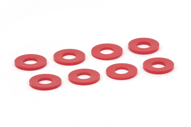 Daystar D-Ring Shackle Washers Set of 8 Red Daystar D-Ring Shackle Washers Set of 8 Red