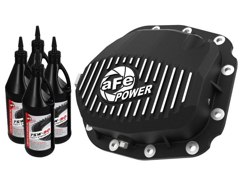 aFe Rear Differential Cover (Black Machined; Pro Series); 15-19 Ford F-150 V6-2.7L (t) (12-Bolt) aFe Rear Differential Cover (Black Machined; Pro Series); 15-19 Ford F-150 V6-2.7L (t) (12-Bolt)