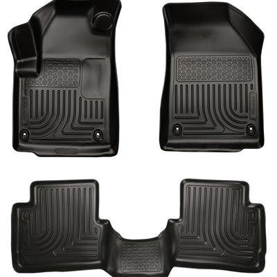 Husky Liners 2013 Dodge Dart WeatherBeater Black Front & 2nd Seat Floor Liners
