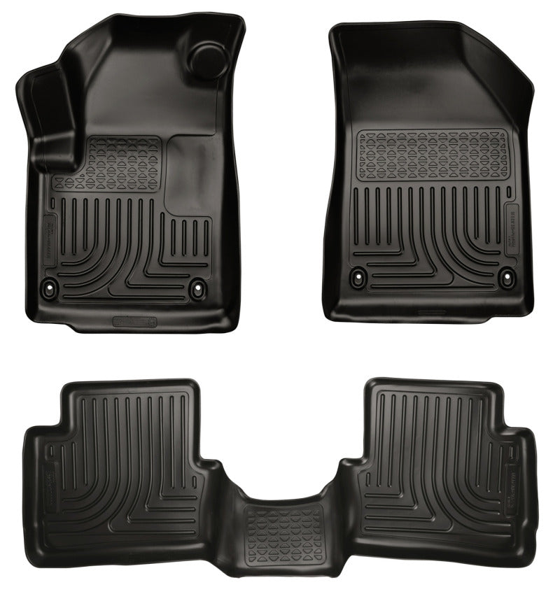 Husky Liners 2013 Dodge Dart WeatherBeater Black Front & 2nd Seat Floor Liners Husky Liners 2013 Dodge Dart WeatherBeater Black Front & 2nd Seat Floor Liners
