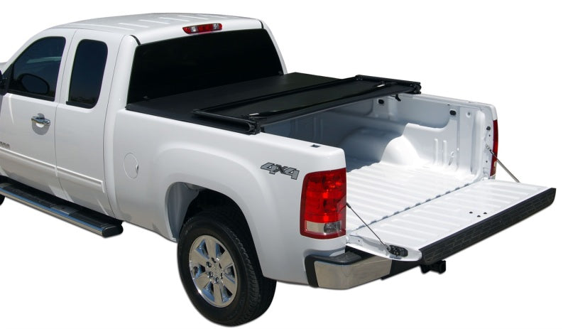 Tonno Pro 05-19 Nissan Frontier 5ft Styleside Tonno Fold Tri-Fold Tonneau Cover Tonno Pro 05-19 Nissan Frontier 5ft Styleside Tonno Fold Tri-Fold Tonneau Cover