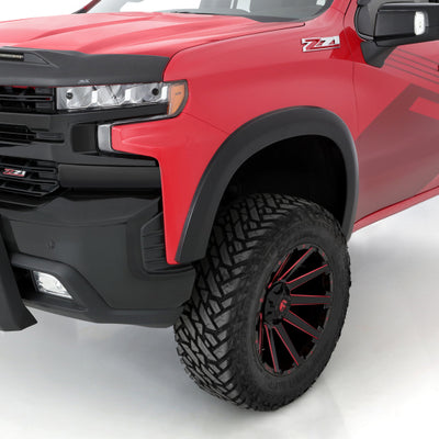 Lund 19-21 Chevy Silverado 1500 SX-Sport Smooth Elite Series Front Fender Flares - Black (2 Pc.)