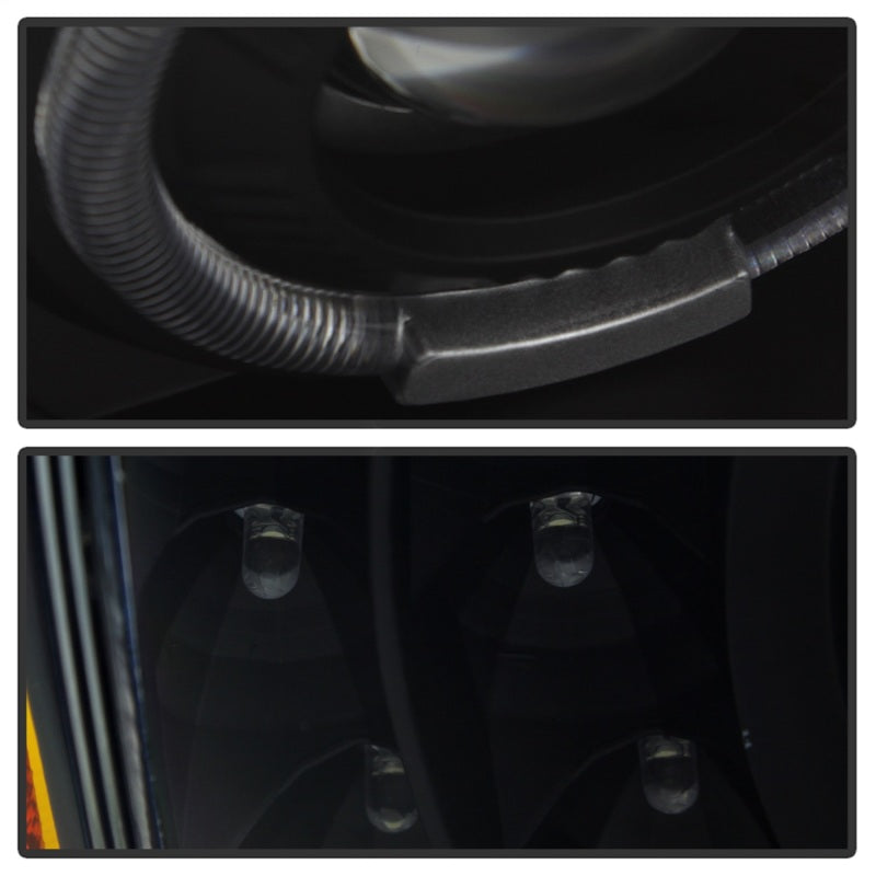 xTune Chevy Silverado 03-06 Projector Headlights 4pcs - LED Halo - Black PRO-JH-CSIL03-SET-BK xTune Chevy Silverado 03-06 Projector Headlights 4pcs - LED Halo - Black PRO-JH-CSIL03-SET-BK