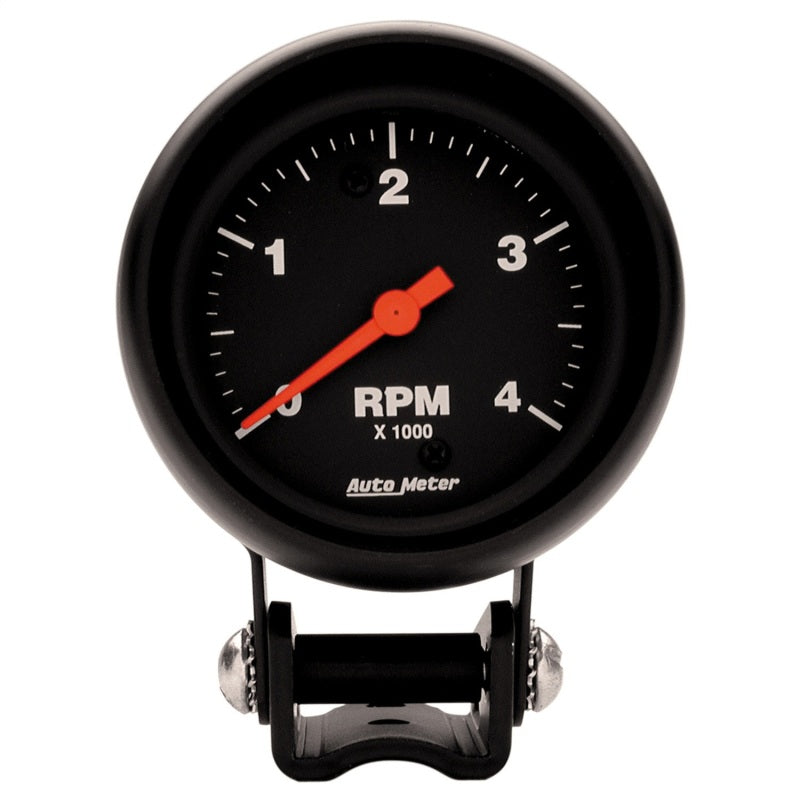 Autometer Z-Series 2-5/8in 4K RPM Pedestal Tachometer Gauge Autometer Z-Series 2-5/8in 4K RPM Pedestal Tachometer Gauge