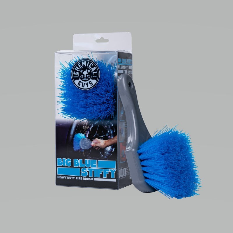 Chemical Guys Stiffy Brush For Tires - Blue Chemical Guys Stiffy Brush For Tires - Blue
